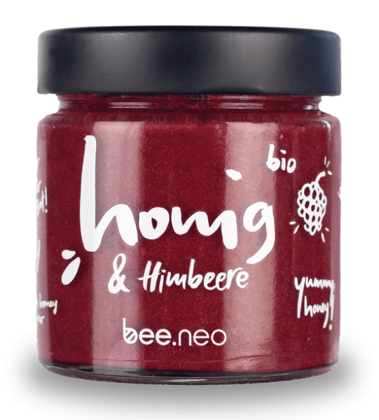 bee.neo Honig & Himbeere, von vorne