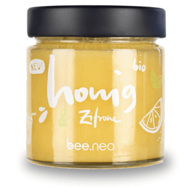bee.neo Honig & Zitrone, von vorne